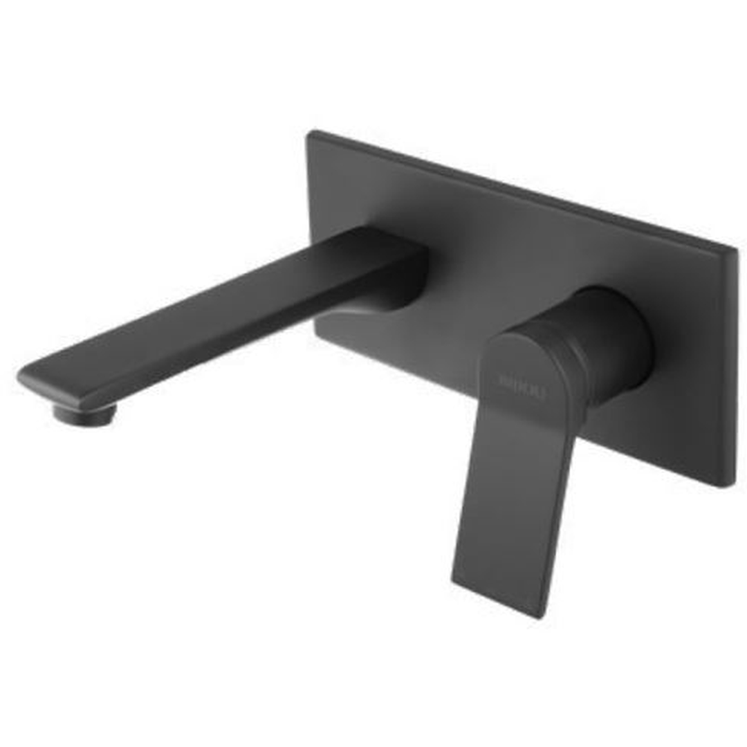 Bijiou Maine Basin Spout With Cover Plate Black