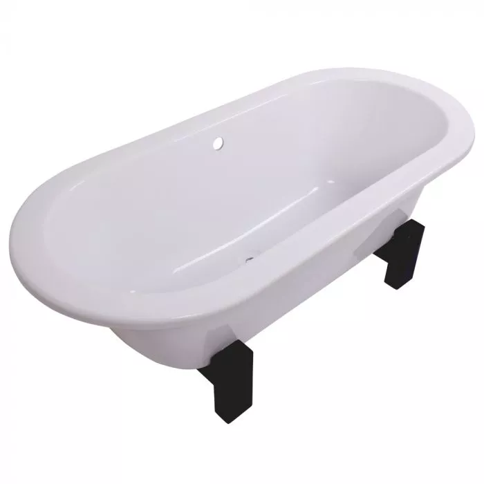 Freestanding Bath Lagoon Mahogany Base