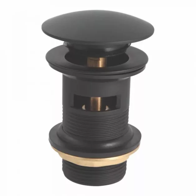 Basin Waste Pop In Matt Black