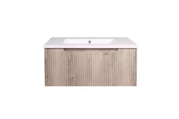 Nautique Oak Fluted Cabinet 3 (211156)