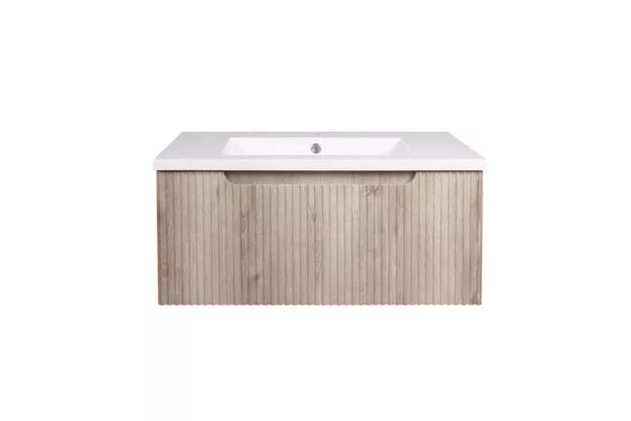 Nautique Oak Fluted Cabinet 3 (211156)