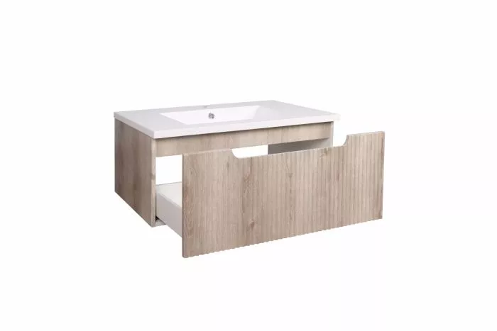 Nautique Oak Fluted Cabinet 4 (211360) - Image 3