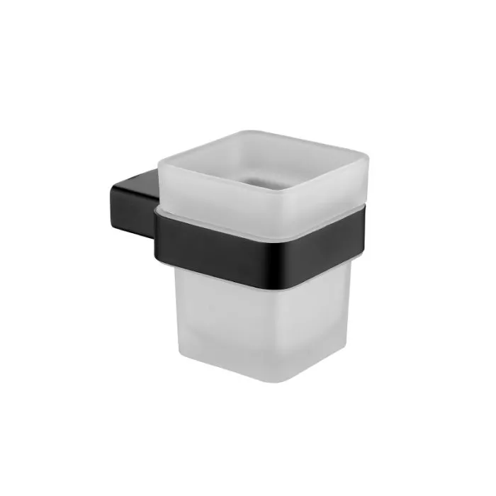 Clermont Matt Black Tumbler Holder