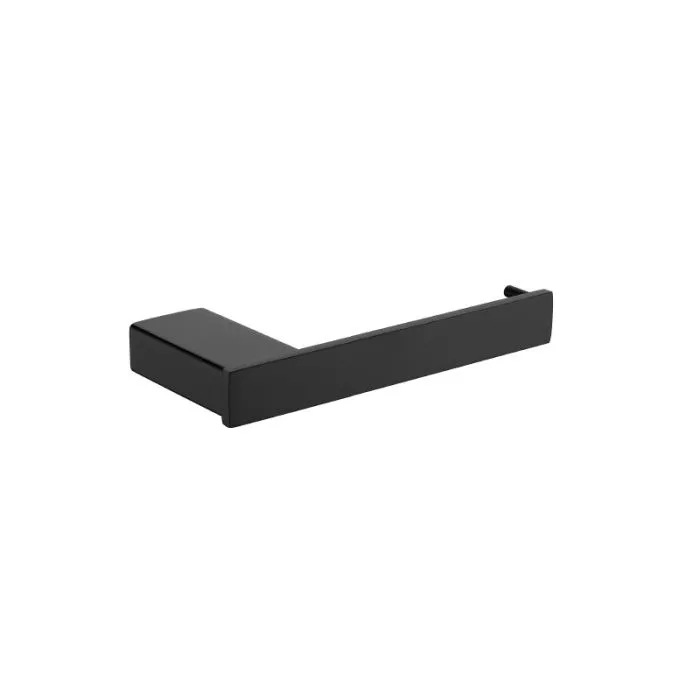 Clermont Matt Black Toilet Roll Holder