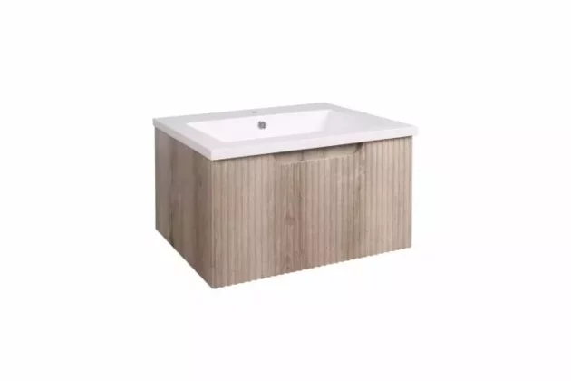 Nautique Oak Fluted Cabinet 2 (211300) - Image 2