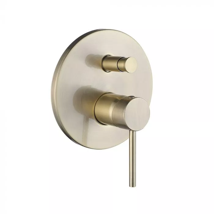 Stylet Gold Bath & Shower Undertile Diverter Mixer