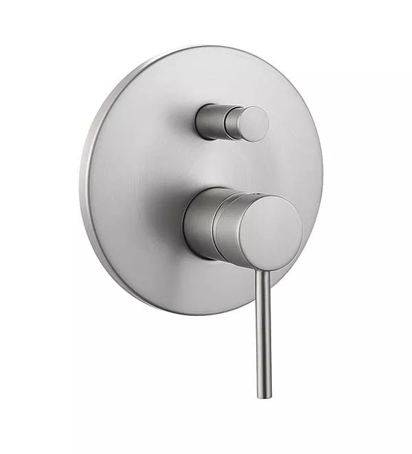 Stylet Satin Nickel Bath Shower Undertile Diverter Mixer