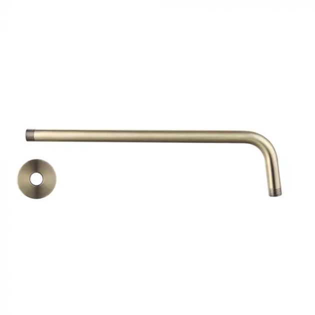 Long Gold Round Shower Arm Bijiou 400mm - Image 2