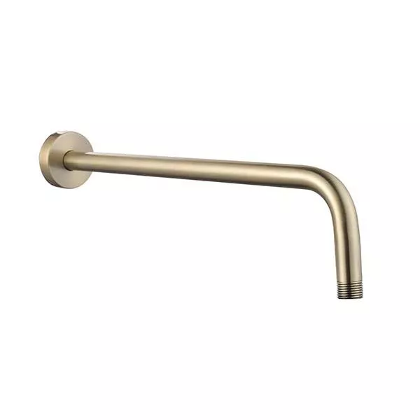Long Gold Round Shower Arm Bijiou 400mm