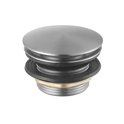 satin nickel basin waste pop in