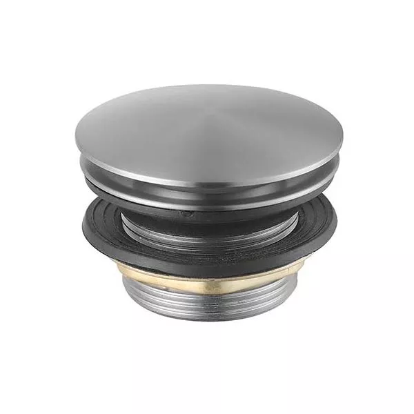 satin nickel basin waste pop in