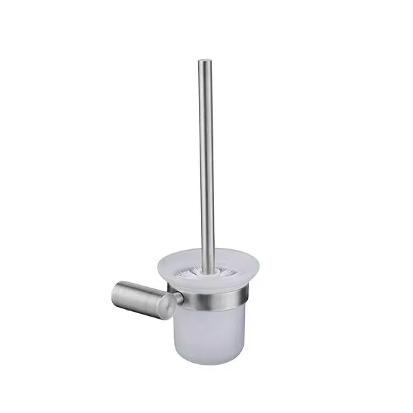 Valleuse Satin Nickel Toilet Brush Holder