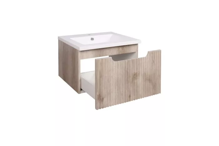 Nautique Oak Fluted Cabinet 2 (211300) - Image 3