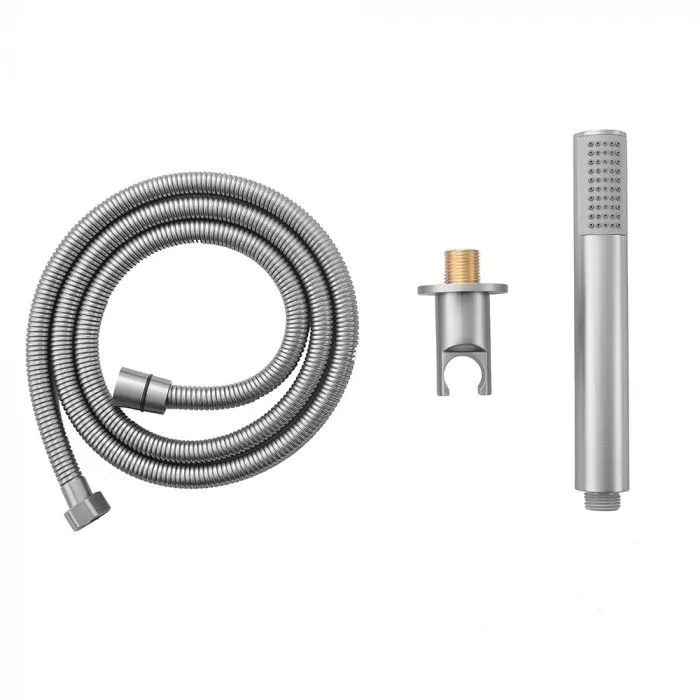 De Sillans Hand Shower Porter Set Bijiou Satin Nickel - Image 2