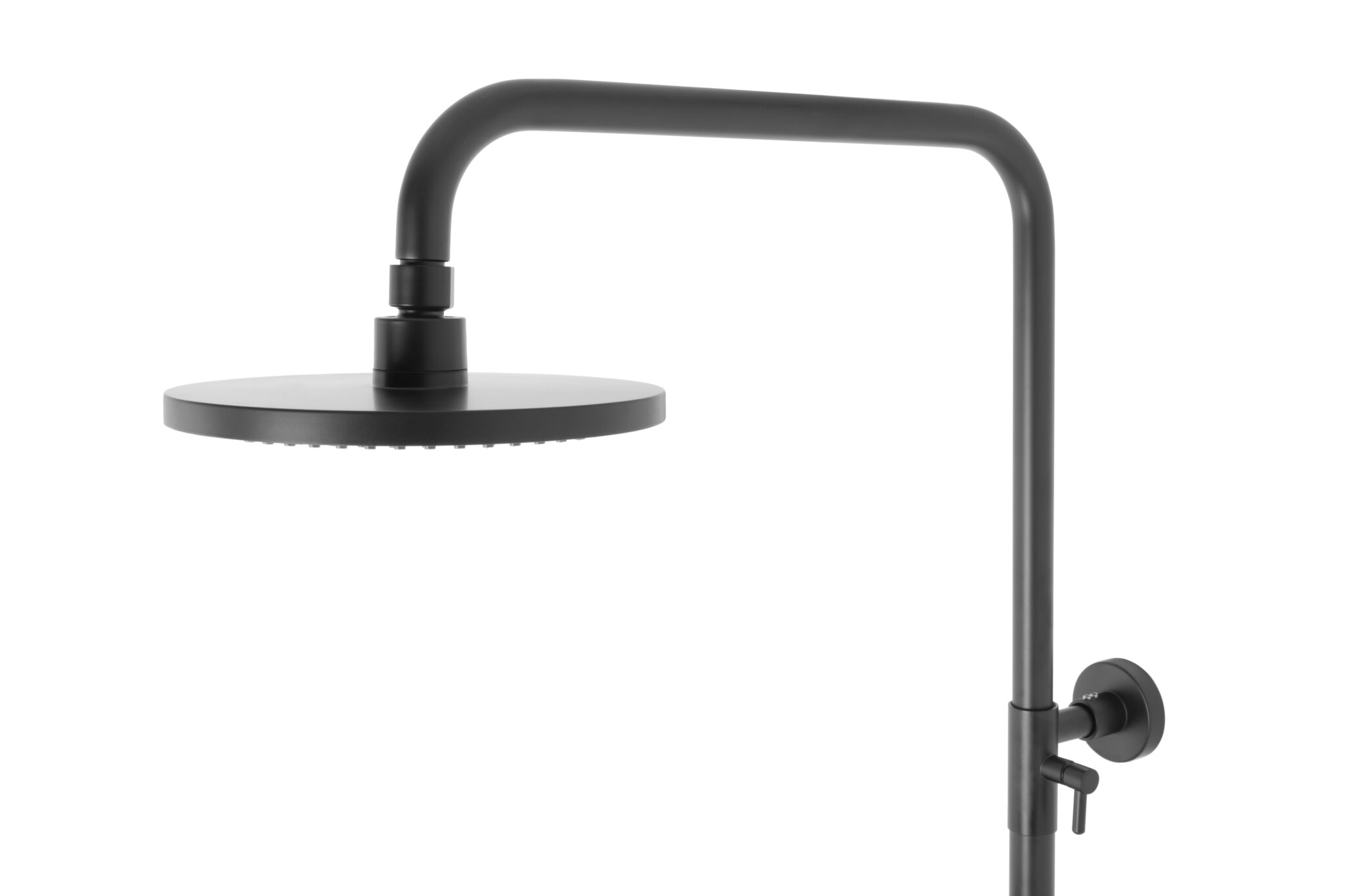 Shower Column Bijiou Durance Wall Mounted With Single Lever Mixer Black (Includes Shower Rose, Multi-Function Hand Shower And Hose) - Image 4