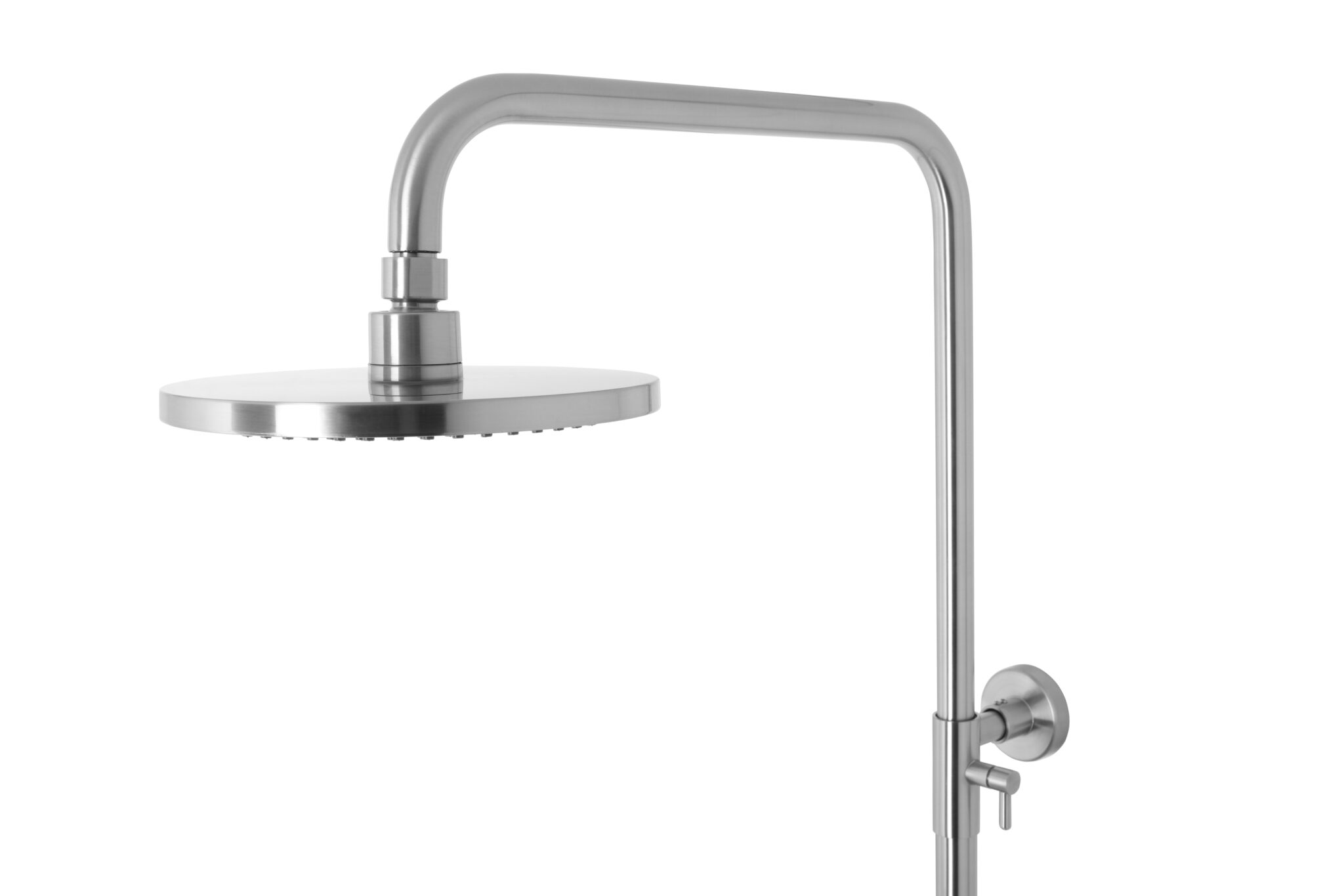 Shower Column Bijiou Durance Wall Mounted With Single Lever Mixer Satin Nickel (Includes Shower Rose, Multi-Function Hand Shower And Hose) - Image 4