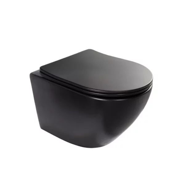 Bijiou Wall Hung Pan Luxuriant Black (215304)