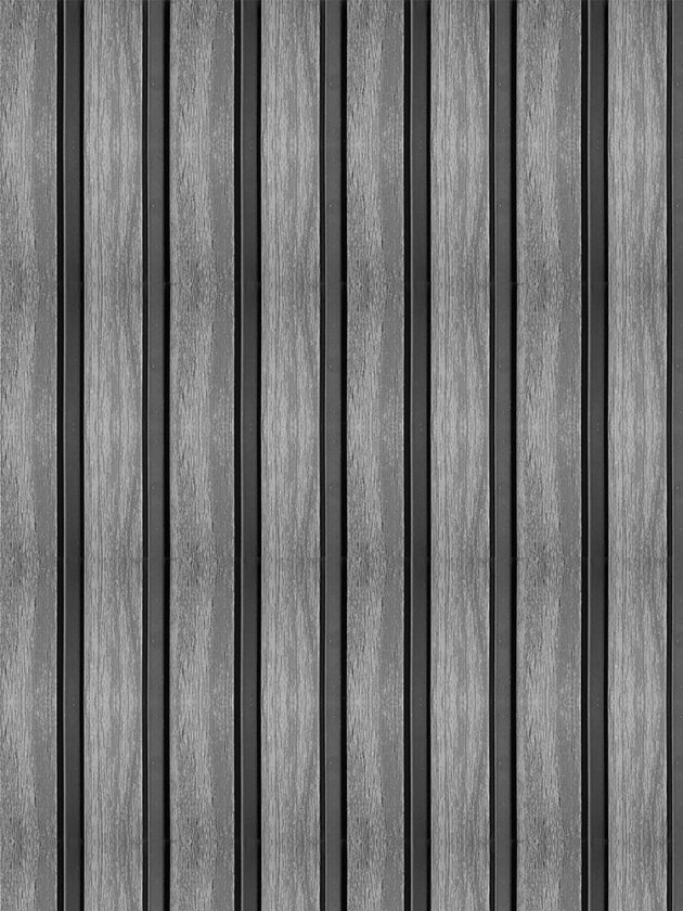 Greywood Black Wall Slat 2.4m (Per Length)