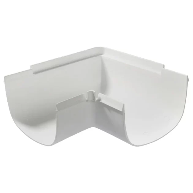 Gutter Corner 90 Deg D - Shape Pvc Dpi (Gdcnr)