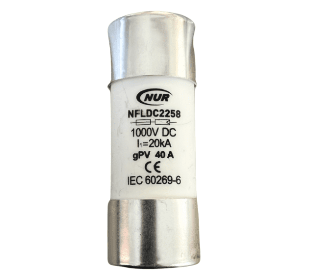 Fuse 1000V Dc 22x58 40A