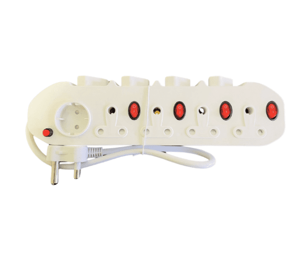 9Way Multi Plug With Switches Reddison