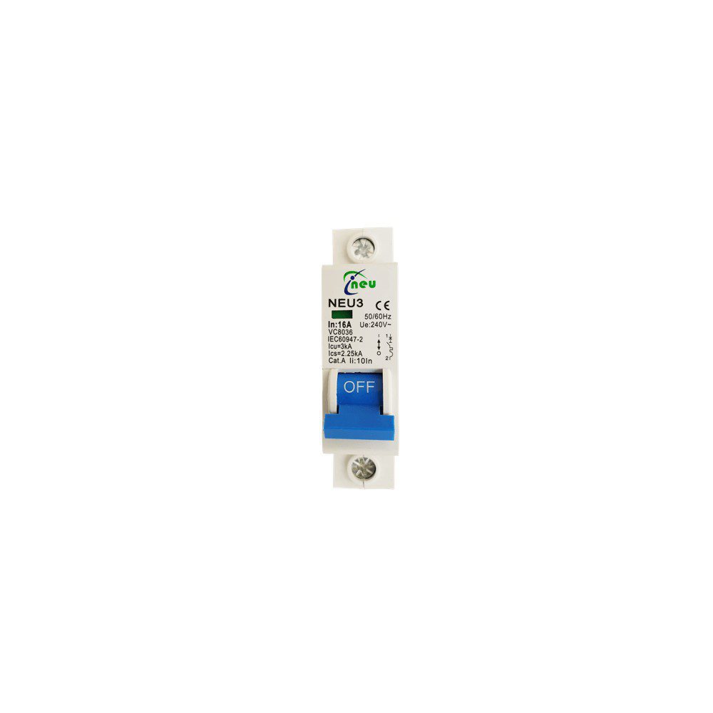Dinrail Circuit Breaker 16A (Acb16A)