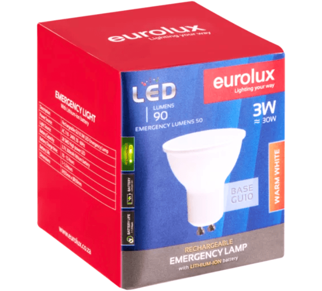 Gu10 3W 4000k Rechargeable