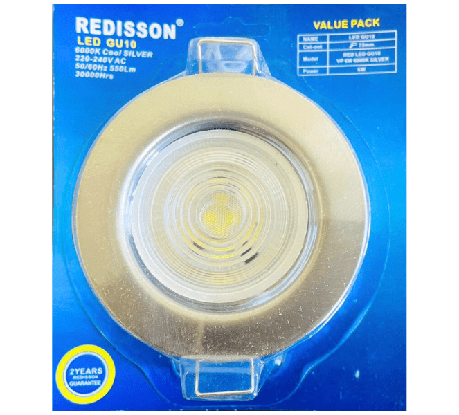 Gu10 Satin Chrome Led 4W (Gu10 4W Value Kit)