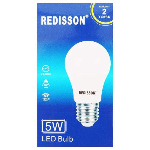 5W E27 Led Screw Redisson (5We27Sred)