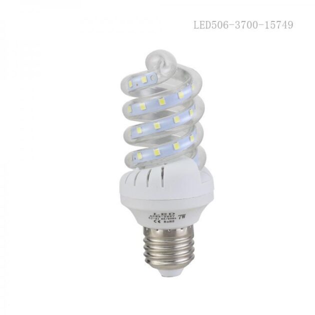 7W E27 Screw Led Spiral Bulb (Ledsp7We27)