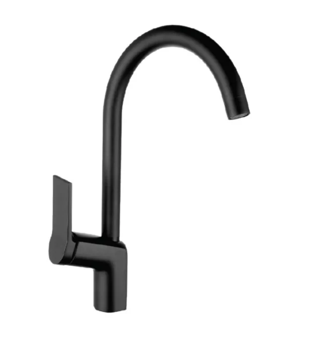 Bijiou Maine Sink Mixer Deck Type Black.