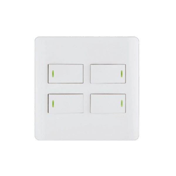 Neu 4 Lever 1W 4X2 Switch Complete