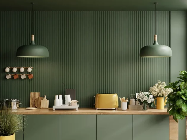 Paintable White Wall Slat 2.4m (Per Length)