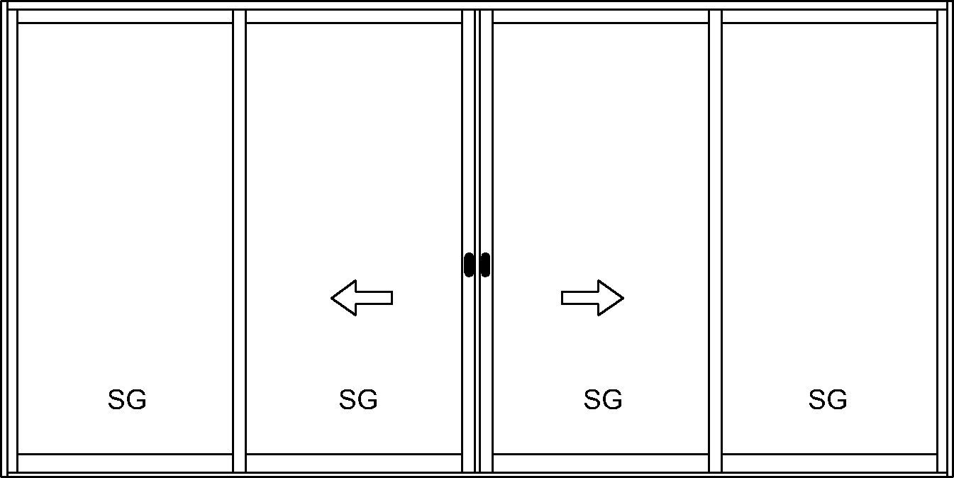 Palace Sliding Door Oxxo - Image 2