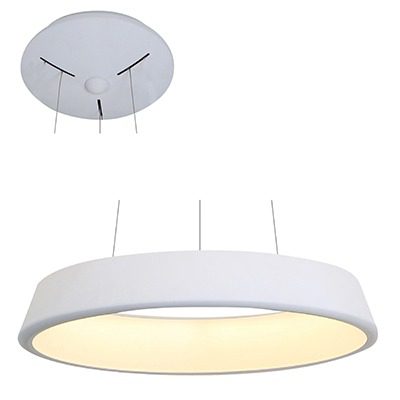 Pendant Aluminium White Led 1x20W