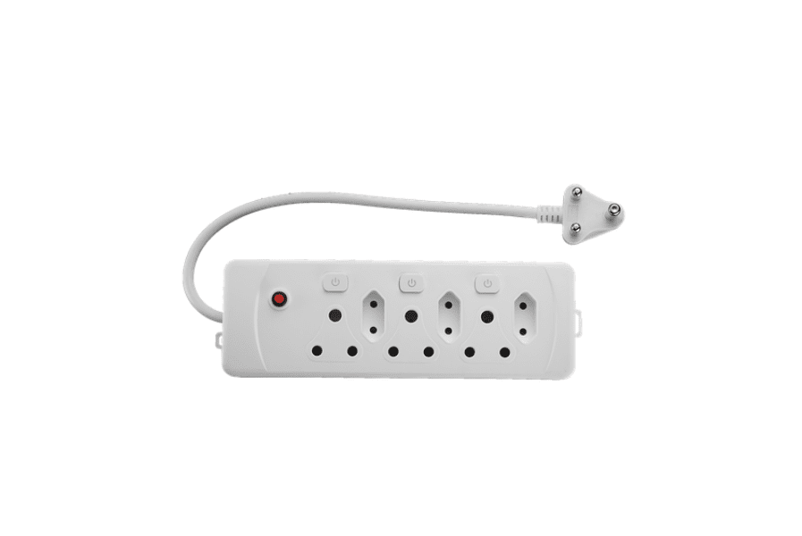 SR Electrical 6 Way Multiplug, 3x16A, 3x5A, 1x Overload Reset