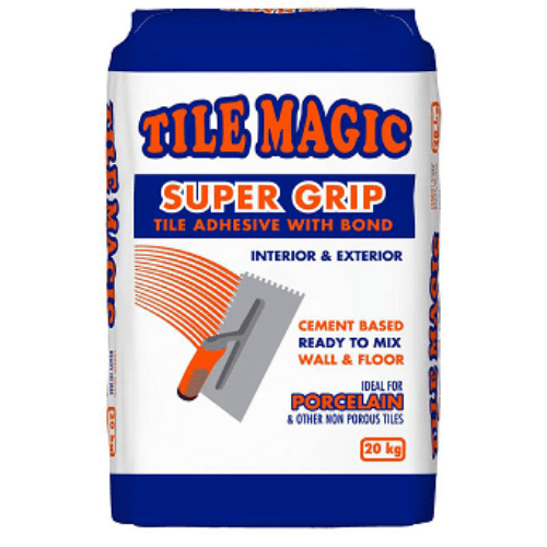 Tile Magic Adhesive 12H – Super Grip 20 Kg (Porcelain)
