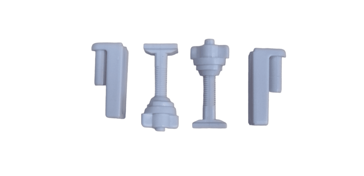 Toilet Hinge Set B2 & B3 White (B27)