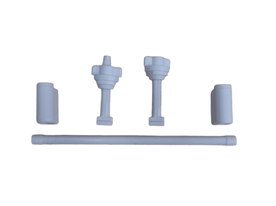 Toilet Hinge Set White Tiber (B27)