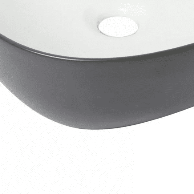 Bijiou Evoque Onyx Grey Freestanding Basin.Bijiou Evoque Onyx Grey Freestanding Basin.
