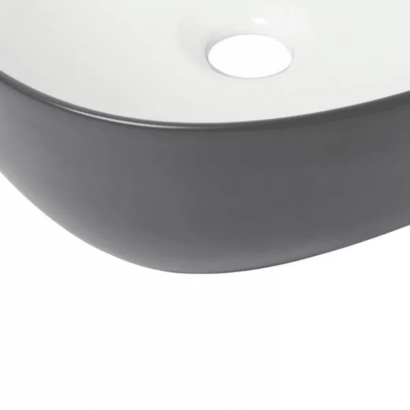 Bijiou Evoque Onyx Grey Freestanding Basin.Bijiou Evoque Onyx Grey Freestanding Basin.