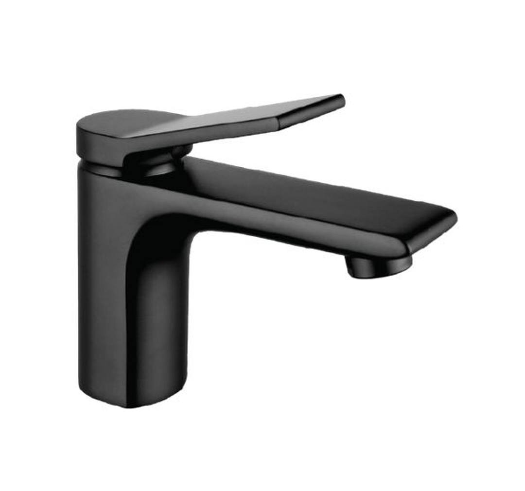 Bijiou Maine Black Basin Mixer Short Body