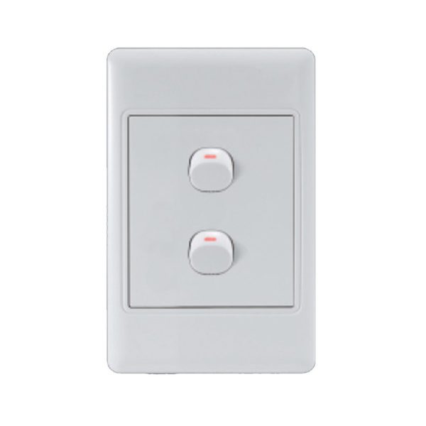 2 Lever Wall Switch 4x2