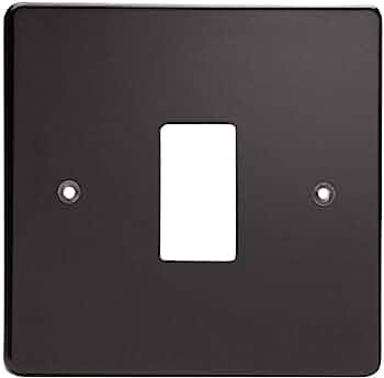 1 Lever Grid Plate 100x50 Black