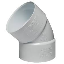 Sv Bend Plain Pvc Sabs 50 X 45 Dpi (Dsvb50X45P)