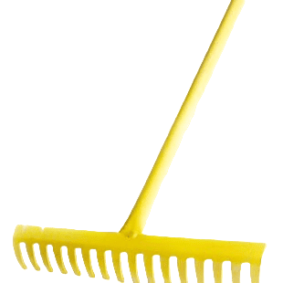 Rake Steel Yellow 16 Teeth (Rak007)