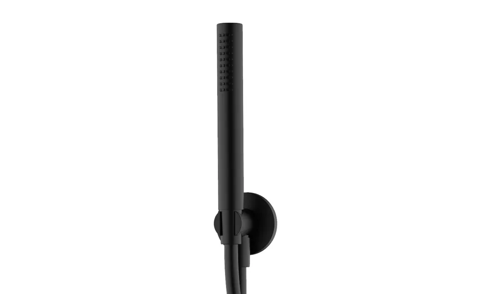 De Garvarnie Matt Black Handheld Shower Set