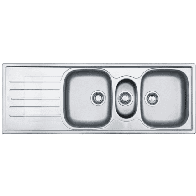 Franke Cascade Sink Drop-In Stainless Steel Triple.