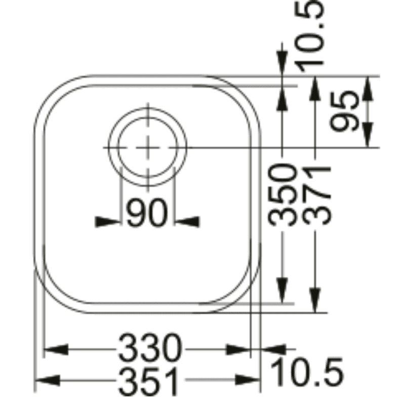 Franke Stella Undermount Sink.
