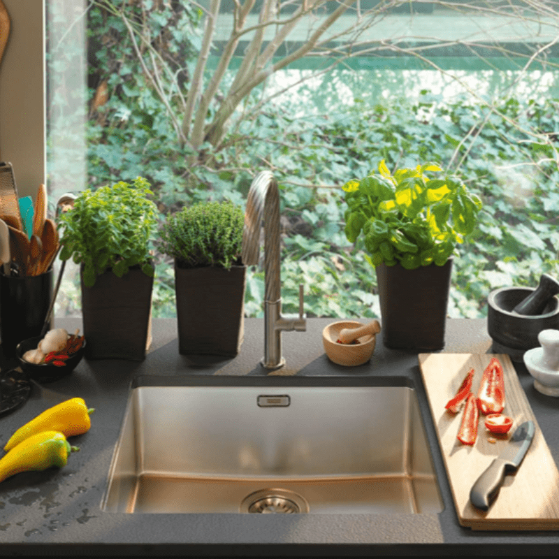 Franke Maris Stainless Steel sink.